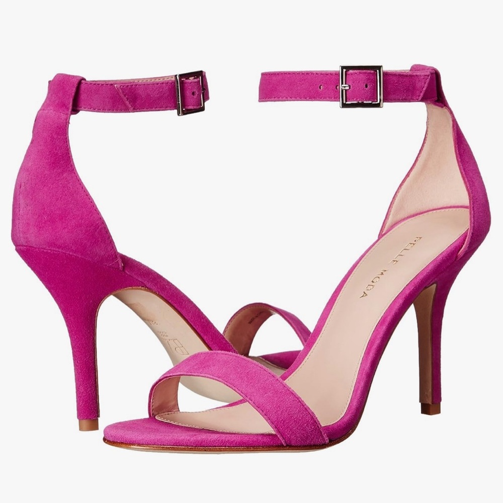 Sugar Plum Suede Kacey Heels by Pelle Moda